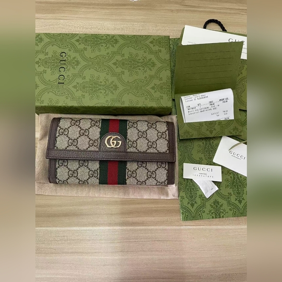 Gucci Ophidia GG Continental Wallet - Picture 1 of 16